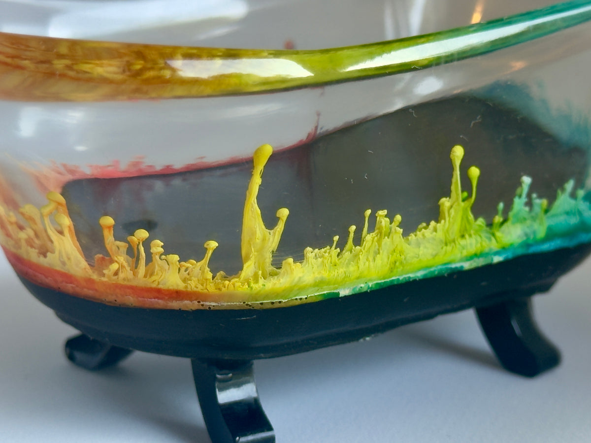 Mini Clawfoot Bathtub Soap Dish | Unique Resin Bathroom Decor